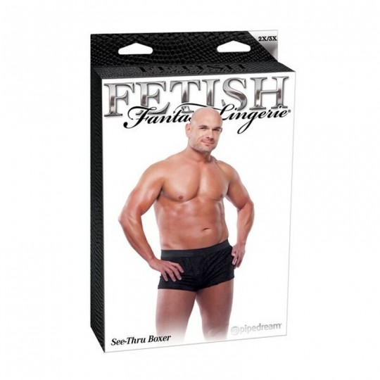 BOXERS SEE THRU PRETO FETISH FANTASY SERIES