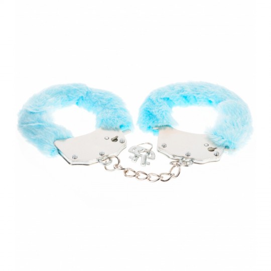 ARGUS FETISH FURRY CUFFS BLUE 