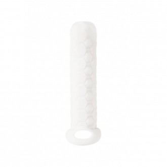 HOMME PENIS SLEEVE LONG WHITE 9-12CM