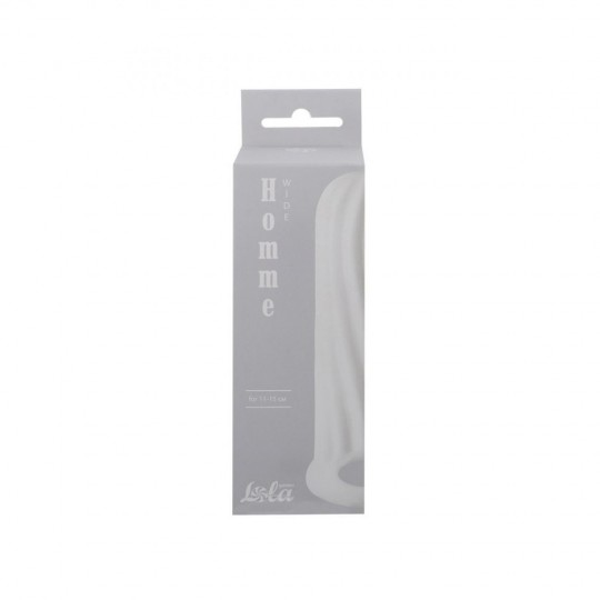 HOMME PENIS SLEEVE WIDE WHITE 11-15CM