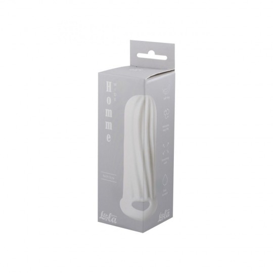 GAINE POUR PÉNIS HOMME WIDE BLANC LOLA GAMES 9-12CM