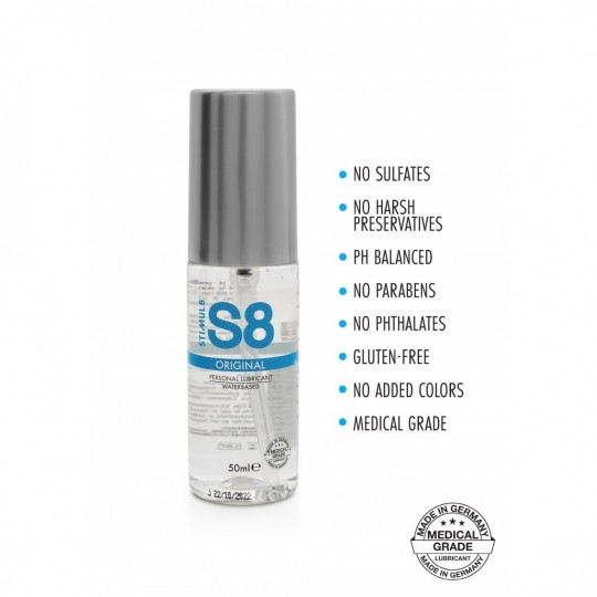 LUBRICANTE A BASE DE AGUA S8 ORIGINAL STIMUL8 50ML