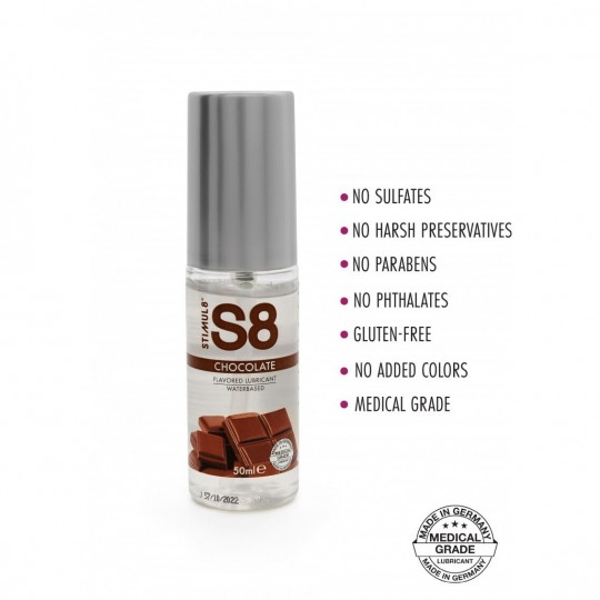 S8 FLAVORED LUBE CHOCOLATE 50ML