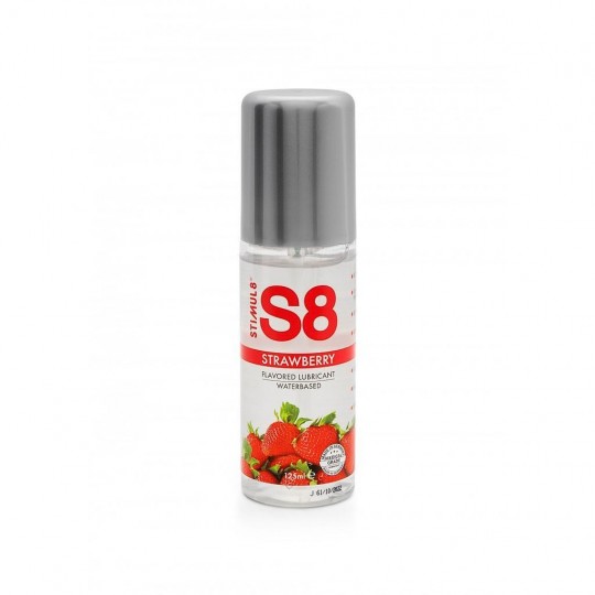 S8 FLAVORED LUBE STRAWBERRY 125ML