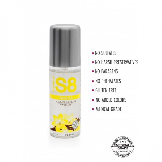 S8 FLAVORED LUBE VANILLA 125ML