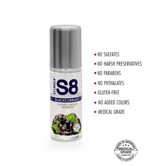 S8 FLAVORED LUBE GROSELLA NEGRA  125ML