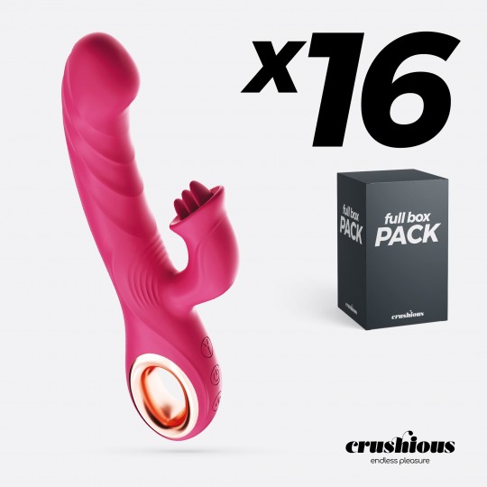 PACK DE 16 VIBRADOR RABBIT COM TORÇÃO MIRENCA CRUSHIOUS