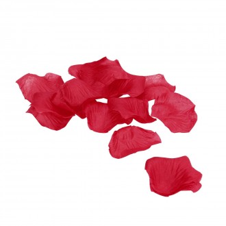 ROSE PETALS IN ORGANZA BAG - WINE RED