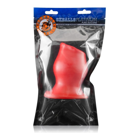 PIGHOLE - HOLLOW BUTT PLUG - LARGE - RED