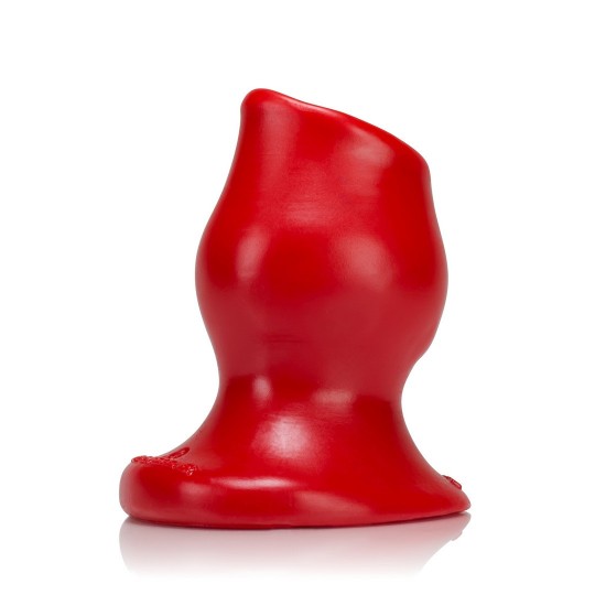 PIGHOLE - HOLLOW BUTT PLUG - LARGE - RED