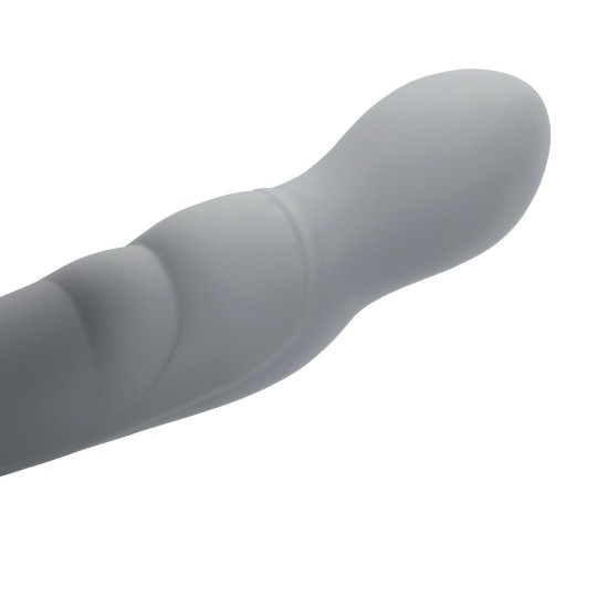 ROTATING PROSTATE STIMULATOR WITH REMOTE CONTROL - GOTHAM GREY