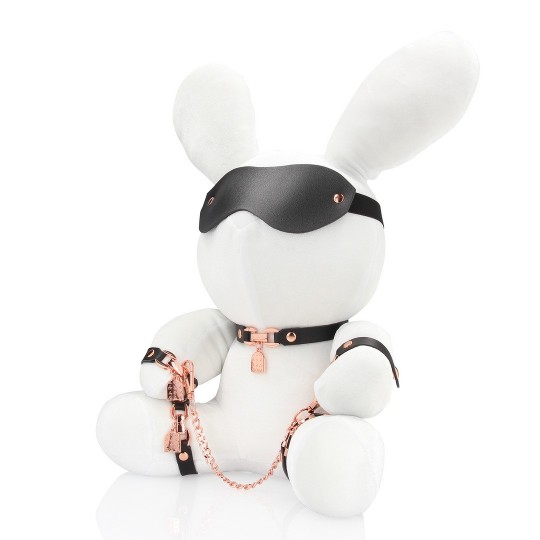 RABBIT BONDAGE - VELVET - LARGE - WHITE