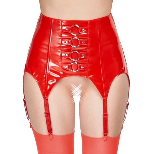 VINYL SUSPENDER BELT