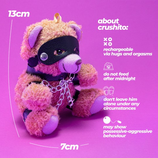 CRUSHIOUS CRUSHITO CHAINS BEAR KEYRING