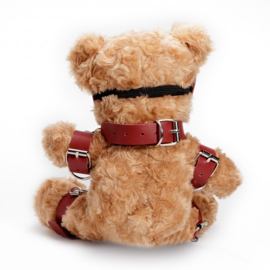 CRUSHIOUS CRUSHITO BONDAGE TEDDY BEAR RED 31CM