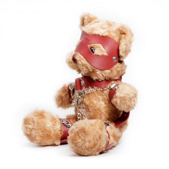 ORSO TEDDY BONDAGE CRUSHITO ROSSO 32CM CRUSHIOUS