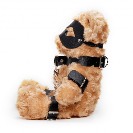 CRUSHIOUS CRUSHITO BONDAGE TEDDY BEAR BLACK 31CM