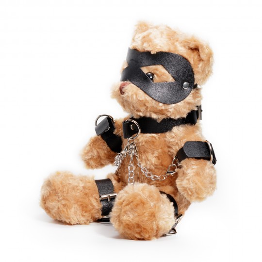 CRUSHIOUS CRUSHITO BONDAGE TEDDY BEAR BLACK 31CM