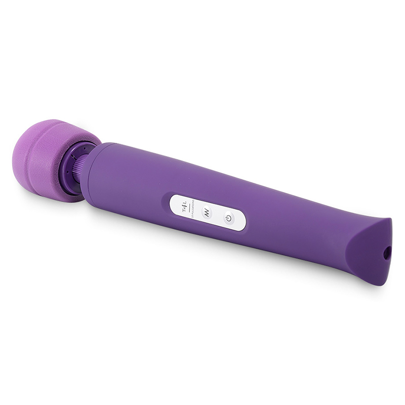 MASSAJADOR COM CARREGADOR USB CANDY PIE MAGIC WAND ROXO