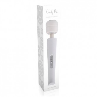 CANDY PIE MAGIC WAND MASSAGER WITH USB CHARGER WHITE