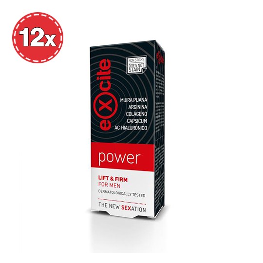 PACK CON 12 GEL ESTIMULANTE MAN POWER EXCITE 15ML