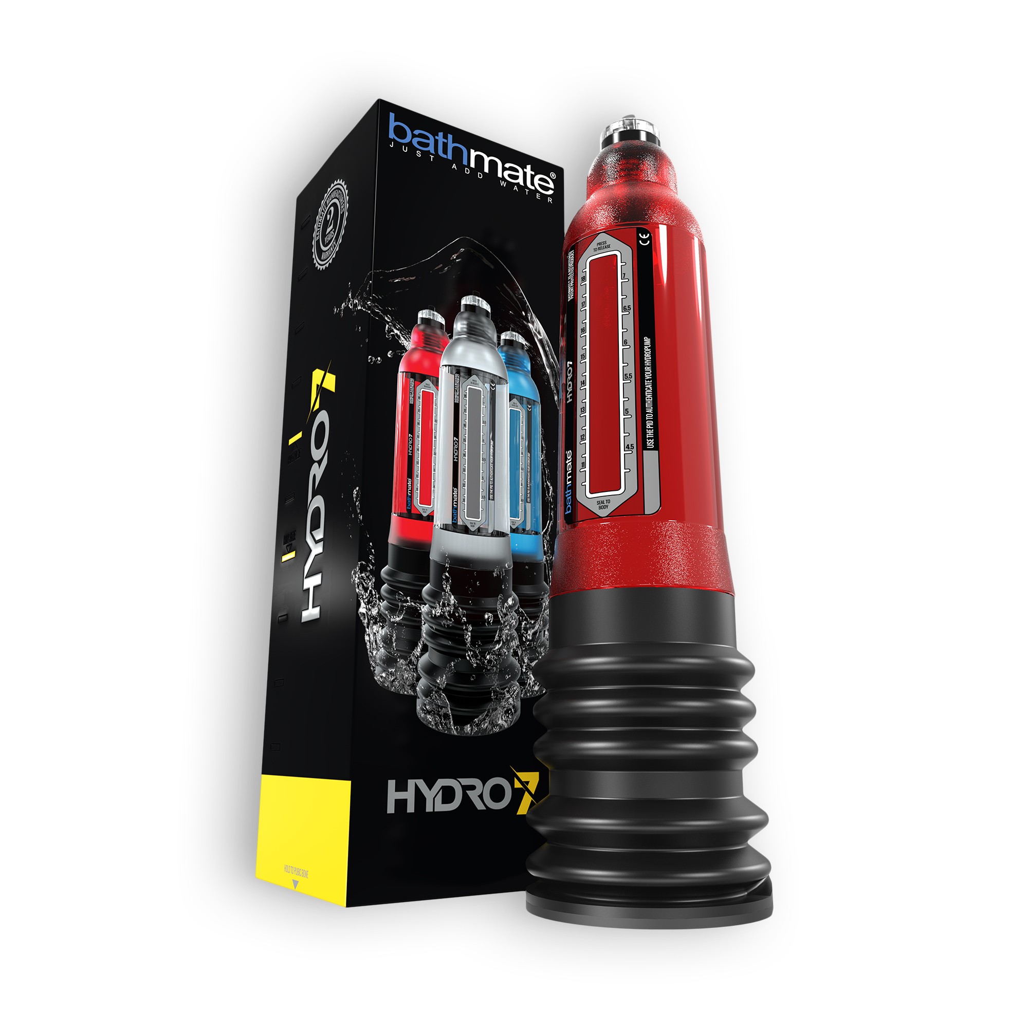 BATHMATE HYDRO7 HYDRO PUMP ROJA