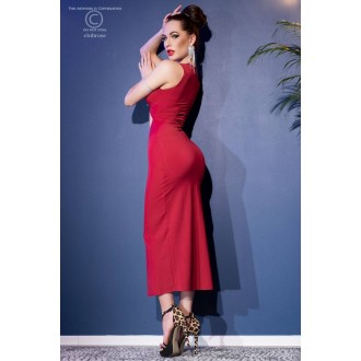 VESTIDO CR-4445 VERMELHO