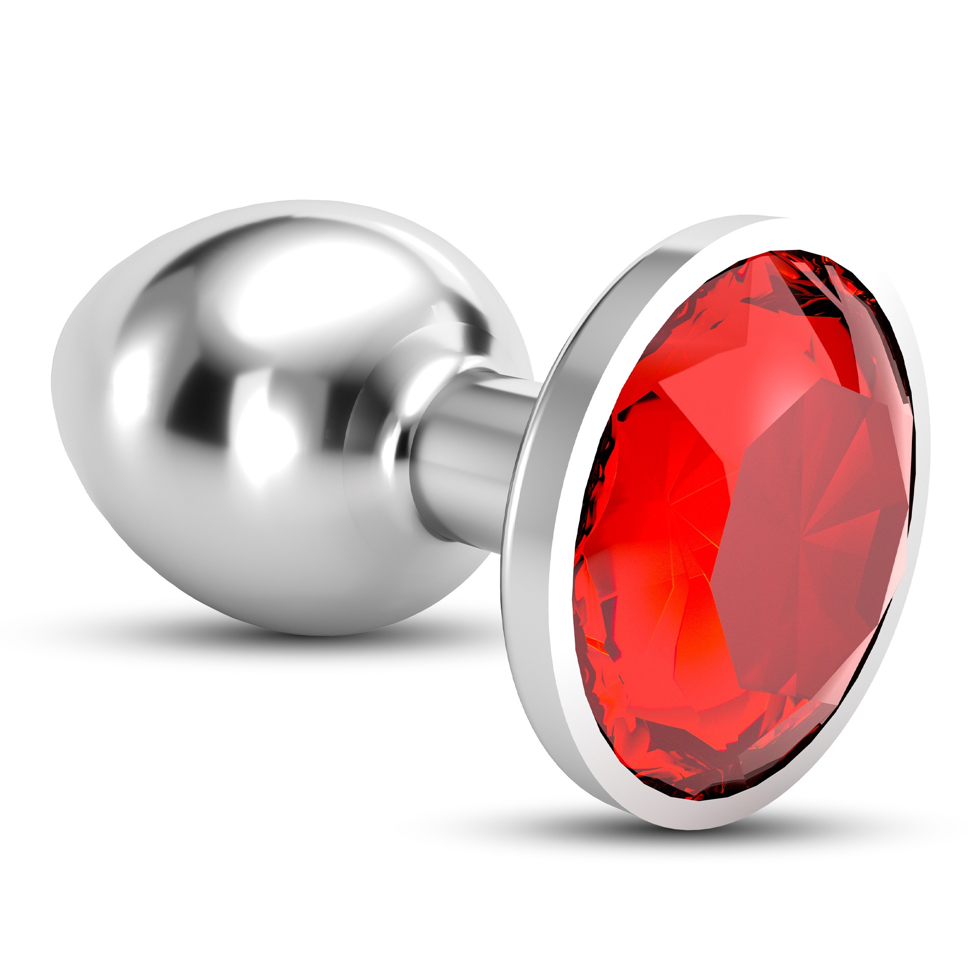 CRUSHIOUS BIJOU ANAL JEWEL PLUG RED SMALL