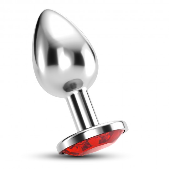 CRUSHIOUS BIJOU ANAL JEWEL PLUG RED SMALL