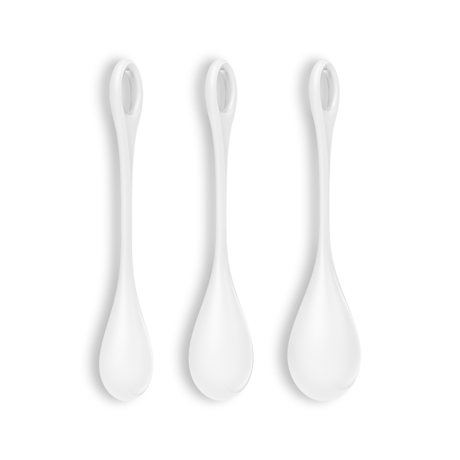 SET DI 3 PALLE DI KEGEL YONI POTENZA 1 BIANCO SATISFYER