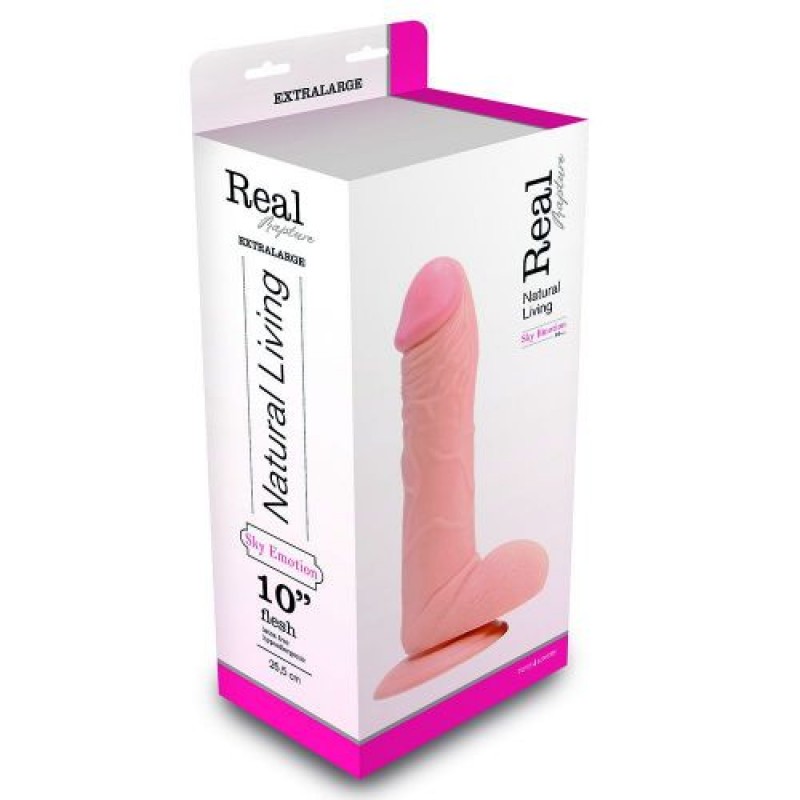 REAL RAPTURE SKY EMOTION REALISTIC DILDO 10&#039;&#039; WHITE