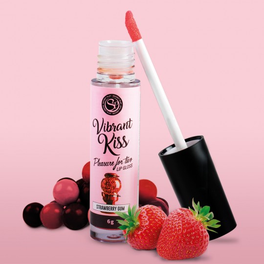 FRAGOLA GOMMA LIP GLOSS VIBRANTE BACIO 6GR