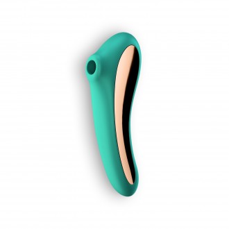 VIBRADOR DUAL KISS SATISFYER VERDE