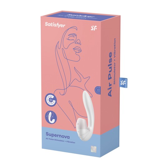 VIBRADOR SUPERNOVA SATISFYER BLANCO