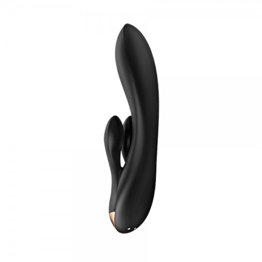 SATISFYER DOUBLE FLEX VIBRATOR WITH APP BLACK