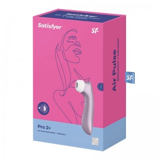 ESTIMULADOR DE CLITÓRIS PRO 2 VIBRATION SATISFYER ROSA