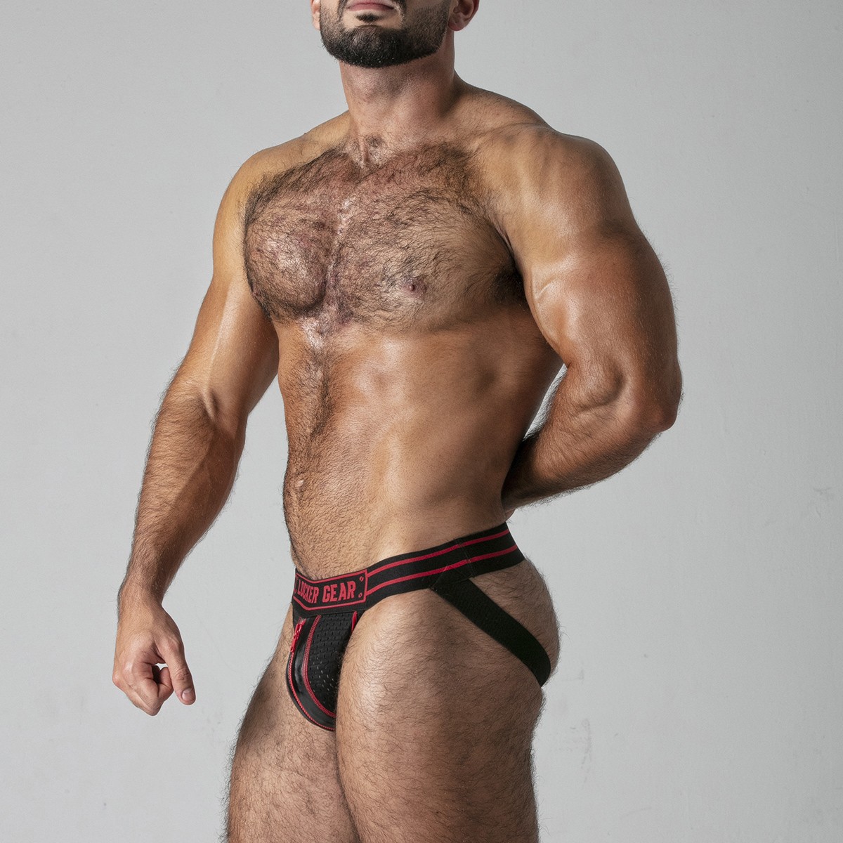 JOCKSTRAP MASSIVE RUDE LOCKER GEAR VERMELHO