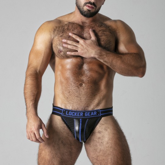 LOCKER GEAR MASSIVE RUDE JOCKSTRAP BLUE