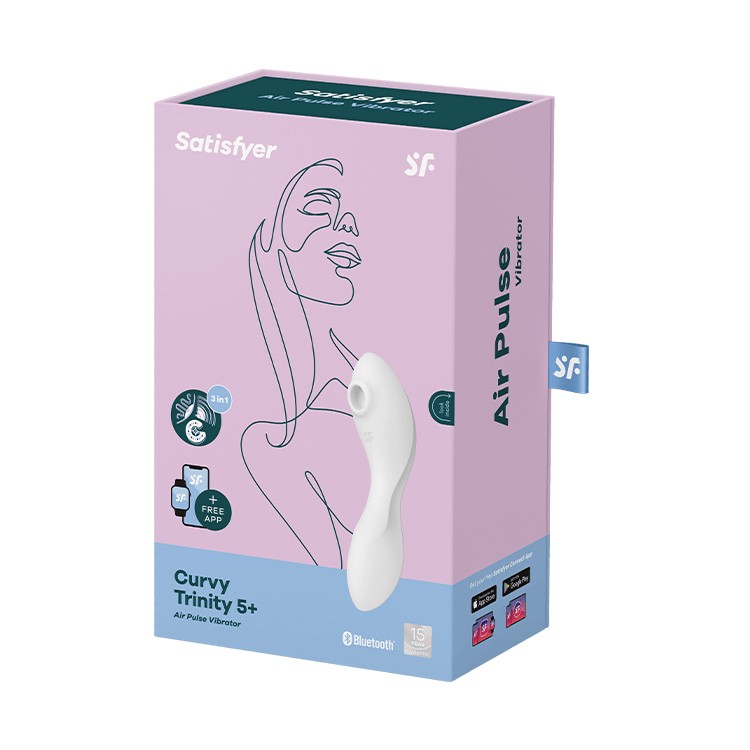 VIBRATORE CURVY TRINITY 5 SATISFYER BIANCO