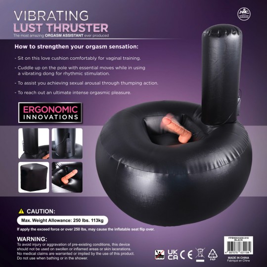 SIÈGE GONFLABLE VIBRATING LUST THRUSTER NMC