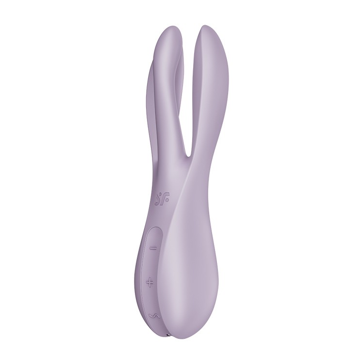 VIBRADOR THREESOME 2 LILÁS SATISFYER