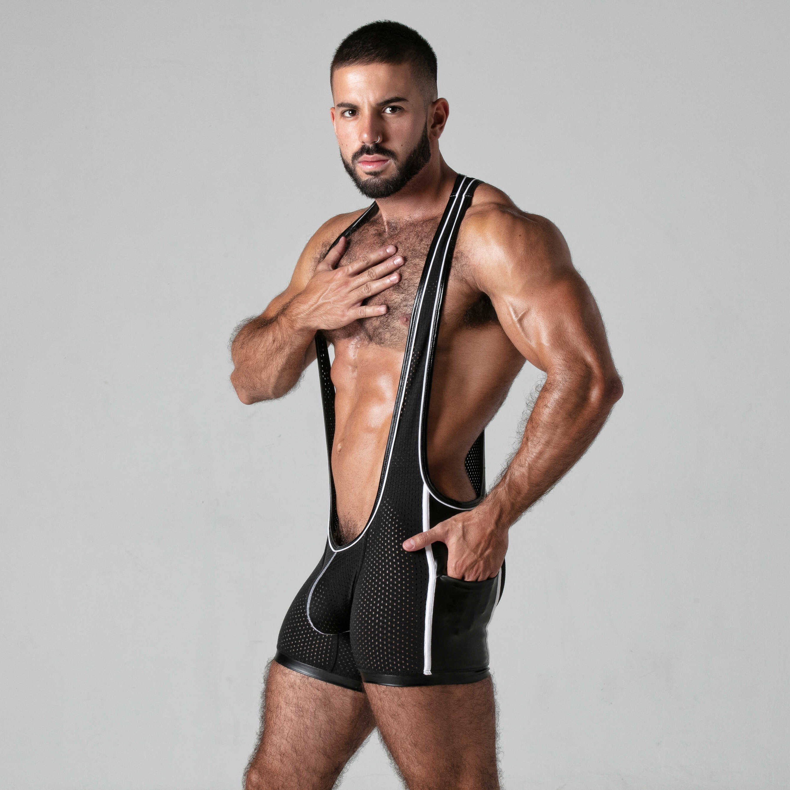 SINGLET LOOK AT IT LOCKER GEAR BLANC