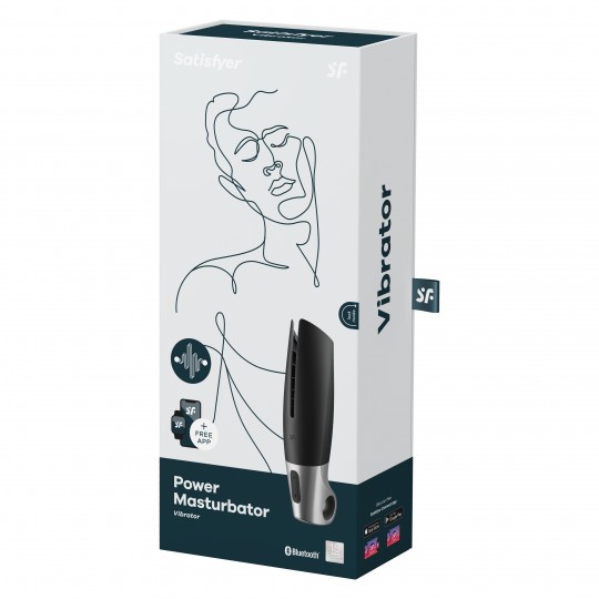 MASTURBATEUR POWER MASTURBATOR AVEC CONNECT APP SATISFYER