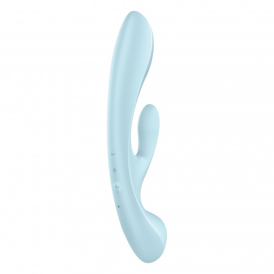 SATISFYER TRIPLE OH MULTI VIBRATOR BLUE