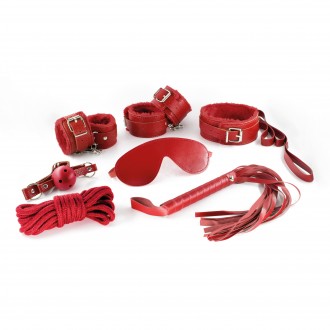 CONFEZIONE DA 18 KIT BDSM DUNGEONS & MAIDENS ROSSO CRUSHIOUS