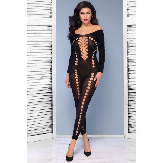 BODYSTOCKING CR-4646 NEGRO CHILIROSE