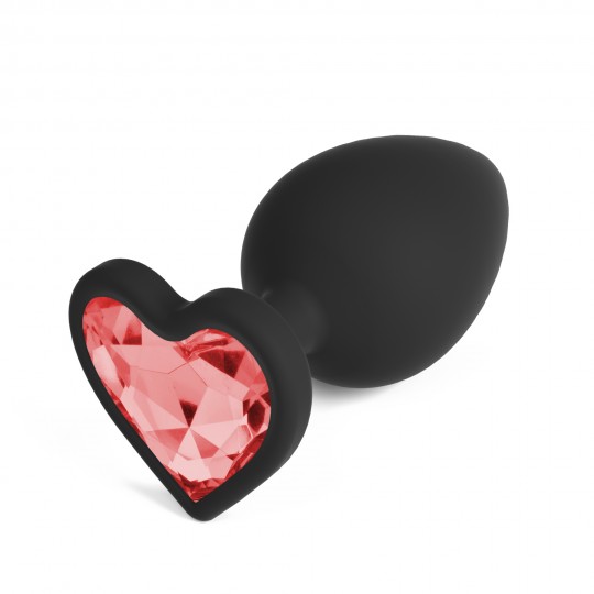 CRUSHIOUS CUORE LARGE ANAL PLUG WITH 4 INTERCHANGEABLE JEWELS