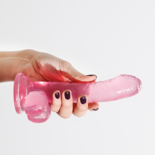 HUDINI DILDO ANALE GELATINOSO ROSA CRUSHIOUS