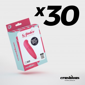 PACK DE 30 MINI MASSAJADOR G-FINDER ROSA CRUSHIOUS