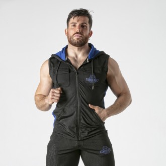 GILET HOODY BLU LOCKER GEAR